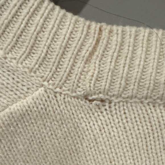 Star Patterned Cream Sweater - Picture 5 of 5